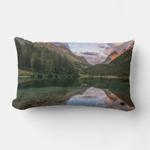 Coussin Rectangle Beau lac de Palpuogna   Alpes suisses