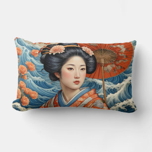 Coussin Rectangle Beauté asiatique