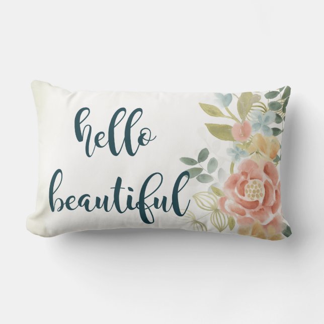 Coussin Rectangle Bébé fille I (Recto)