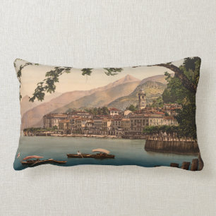 Coussin Rectangle Bellagio I, lac Como, Lombardie, Italie