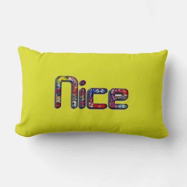 Coussin Rectangle Belles idées de décoration Nice Home (Recto)