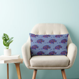 Coussin Rectangle Berry de canneberges de Montana Huckleberries