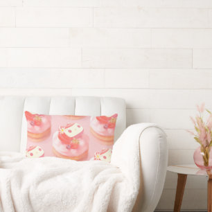 Coussin Rectangle Berry Sweet : La fille lapin et la tarte aux frais