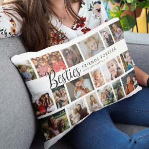 Coussin Rectangle Besoins personnalisés 18 Photo Collage
