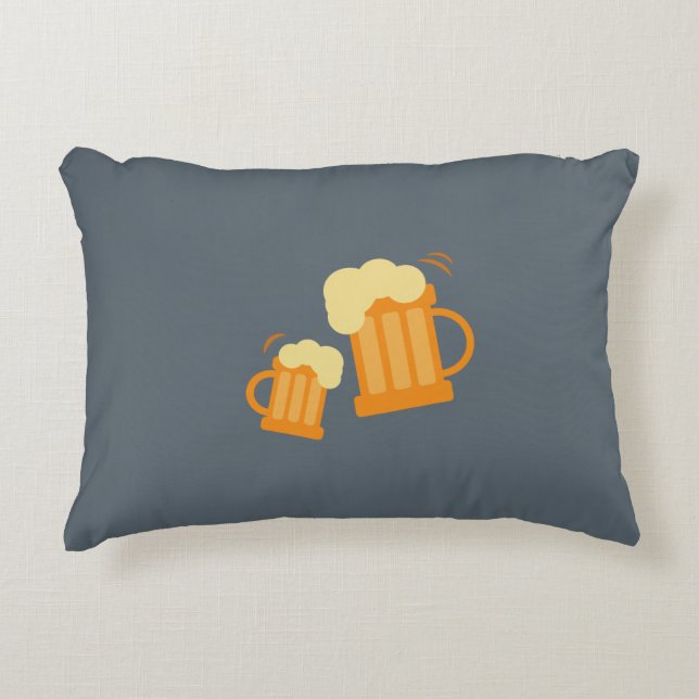 Coussin rectangle bière (Devant)