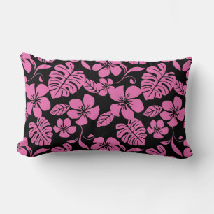 COUSSIN RECTANGLE BIKINI ROSE (NOIR/ROSE)
