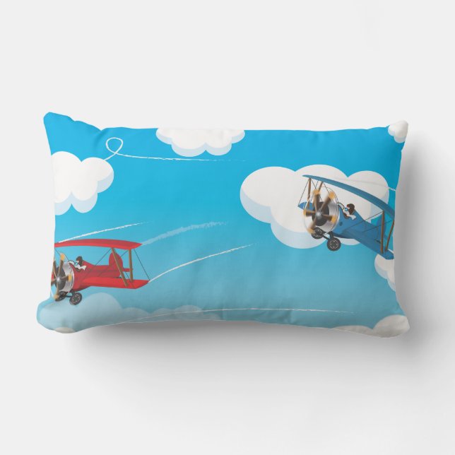 Coussin Rectangle biplans (Recto)