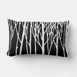 Coussin Rectangle Birch Forest par Leslie Peppers