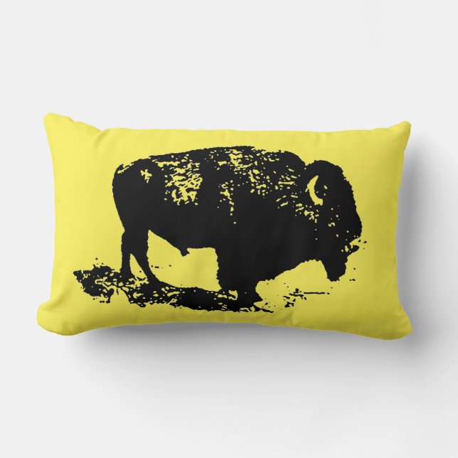 Coussin Rectangle Bison de Buffalo (Recto)