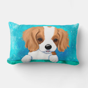 Coussin Rectangle Blenheim Cavalier Spaniel Chiot