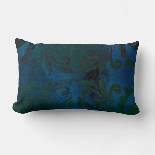 Coussin Rectangle bleu (Recto)