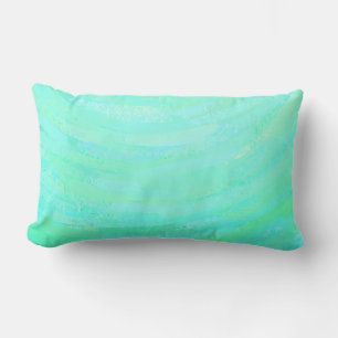 Coussin Rectangle Bleu à la menthe