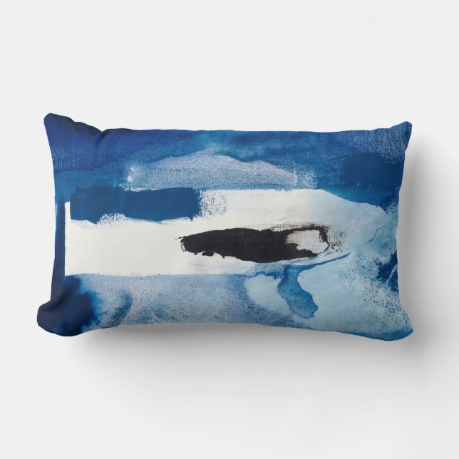 Coussin Rectangle Bleu Amore II (Recto)