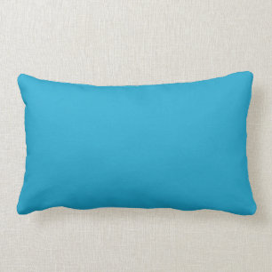 Coussin Rectangle Bleu cérusé clair - Couleur solide bleu turquois