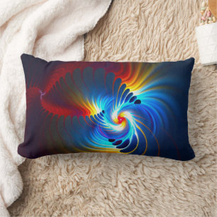 Coussin Rectangle Bleu gravitationnel