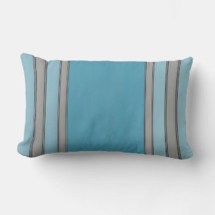Coussin Rectangle Bleu, Gris, Noir simple comme ça