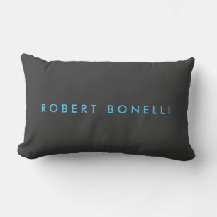 Coussin Rectangle Bleu gris tendance