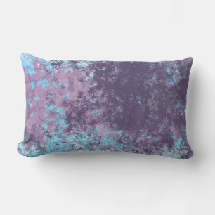 Coussin Rectangle bleu rose et violet