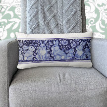 Blue Rabbit Bois Oiseau Bunny Delft Dedham