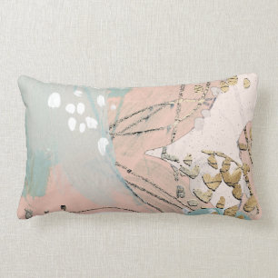 Coussin Rectangle Blush & Gold I
