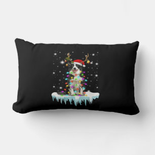 Coussin Rectangle Boder Colline Reindeer Noël présent