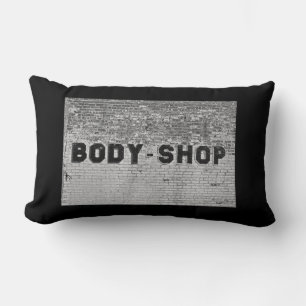 Coussin Rectangle Body Shop en noir