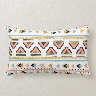 Coussin Rectangle Boho, style aztèque