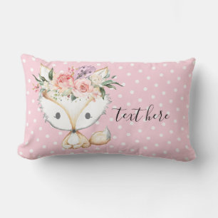 Coussin Rectangle bois de renard, mignon
