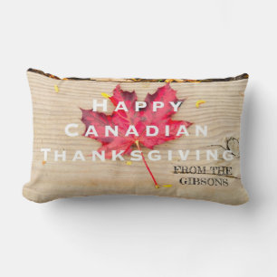 Coussin Rectangle Bon thanksgiving Canada Thanksgiving Maple Leaf