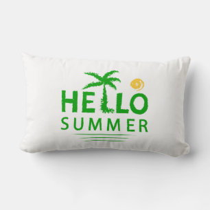 Coussin Rectangle Bonjour été