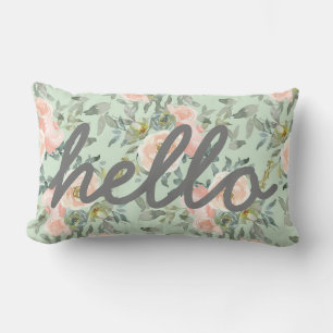 Coussin Rectangle Bonjour Floral