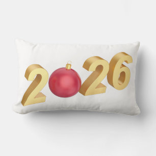 Coussin Rectangle Bonne Année 2026