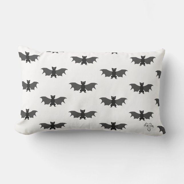 Coussin Rectangle Boo Crew Gone Bat-ty Lumbar Throw Pillow (Recto)