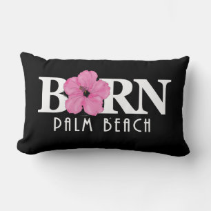 Coussin Rectangle BORN Palm Beach Floride rose