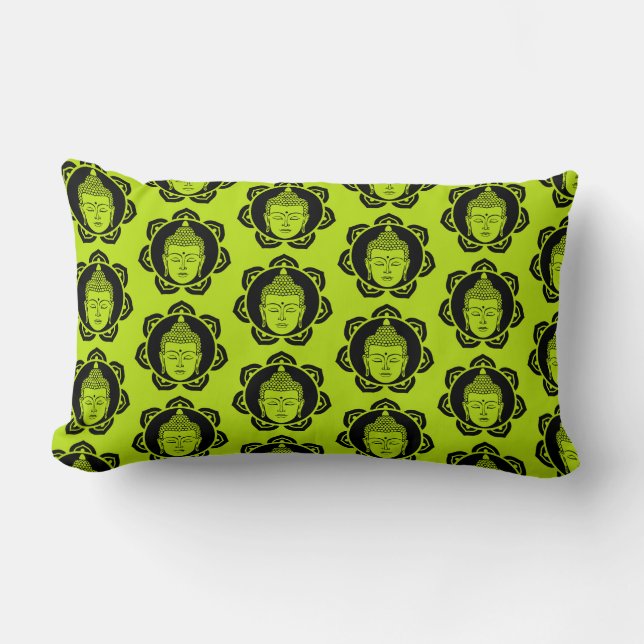 Coussin Rectangle Bouddha Maison et Vie (Recto)