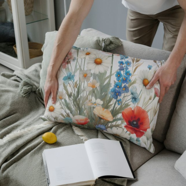 Coussin Rectangle Bouquet de Fleurs 🌷 (Créateur téléchargé)