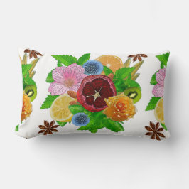 Coussin Rectangle Bouquet de fruits.