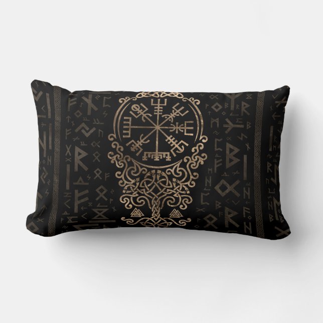 Coussin Rectangle Boussole de Vegvisir - de Viking sur le motif de (Recto)