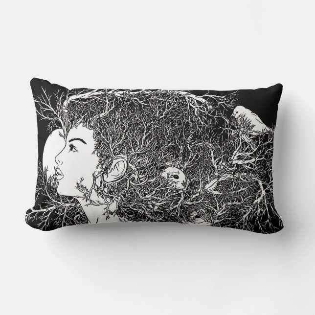 Coussin Rectangle Branches (Recto)