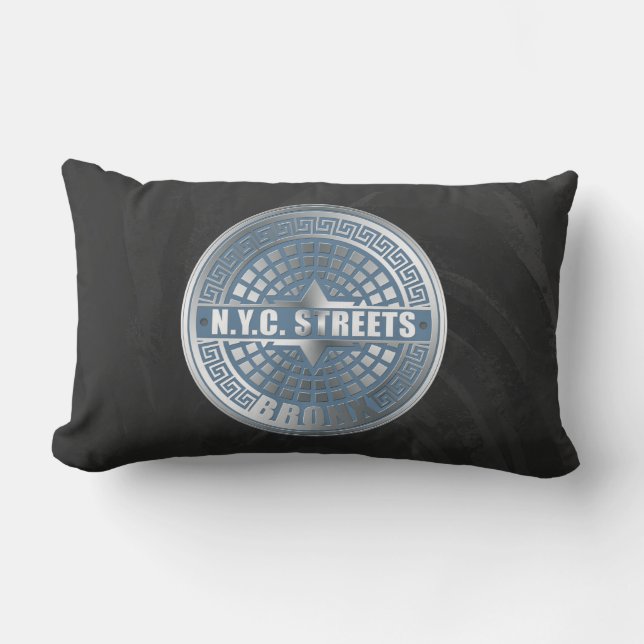 Coussin Rectangle Bronx de couverture de trou (Recto)