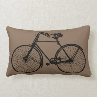 Coussin Rectangle brun noir de carreau de bicyclette de vélo