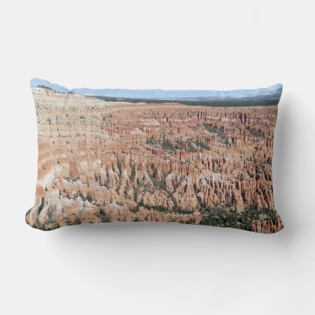 Coussin Rectangle Bryce Point à Bryce Canyon National Park (Recto)