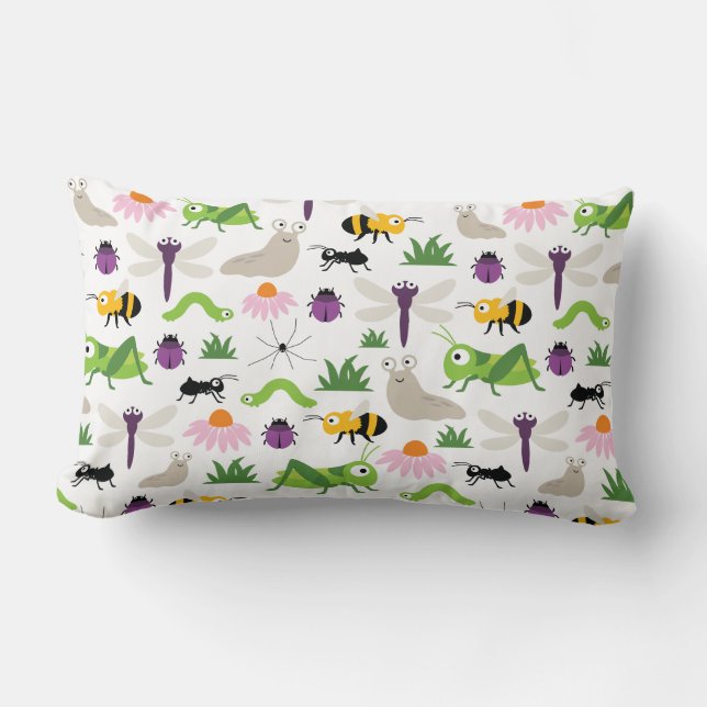 Coussin Rectangle Bugs (Recto)