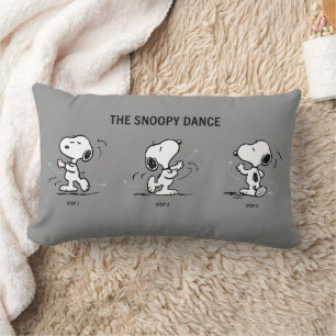 Coussin Rectangle cacahuètes La Danse Snoopy