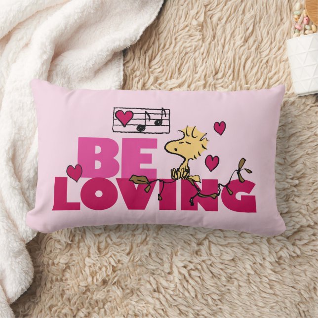 Coussin Rectangle cacahuètes | Saint Valentin | Woodstock Be Love (Couverture)