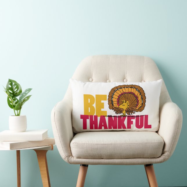 Coussin Rectangle cacahuètes | Soyez reconnaissants Woodstock Turqui (Chaise)