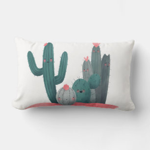 Coussin Rectangle Cactus mignon
