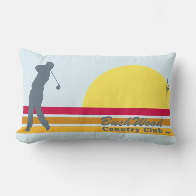 Coussin Rectangle Caddyshack | Bushwood Country Club Sunrise (Recto)