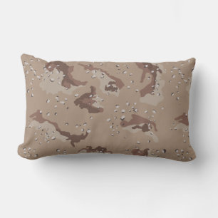 Coussin Rectangle Cadeau de Fête des pères Camo Brown