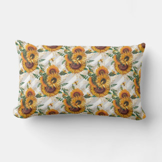 Coussin Rectangle Cadeaux de tournesol | Regardez Le Tournesol